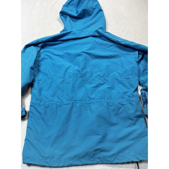Vintage Patagonia Women’s Anorak Pullover Hooded Windbreaker Teal Size 10 . - Picture 5 of 10